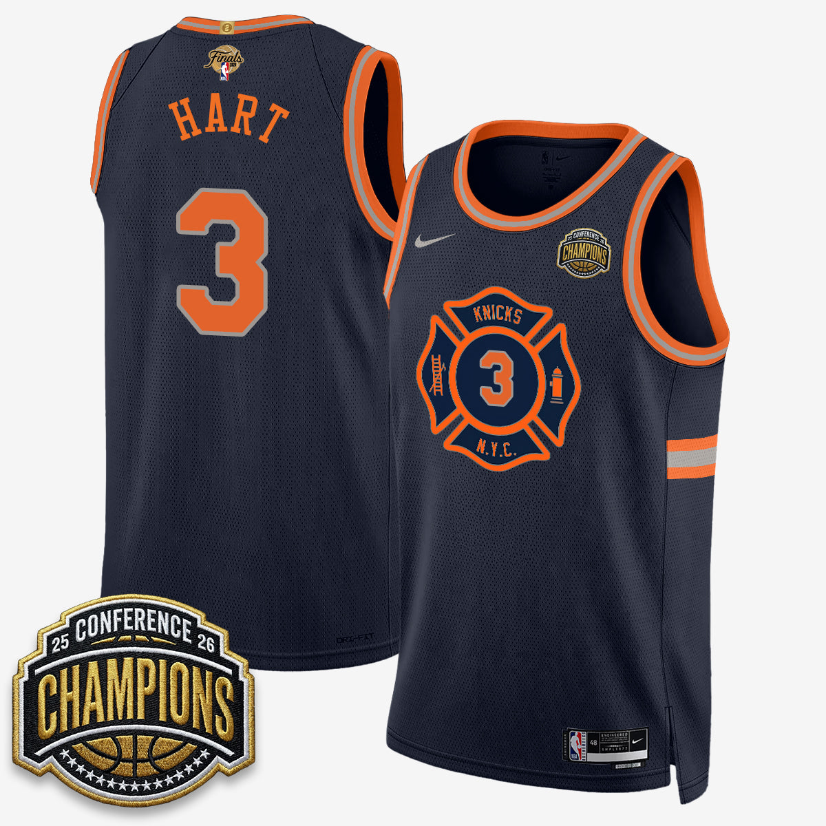 NYK 2026 NBA Finals City Edition Jersey V3- Stitched-DTD