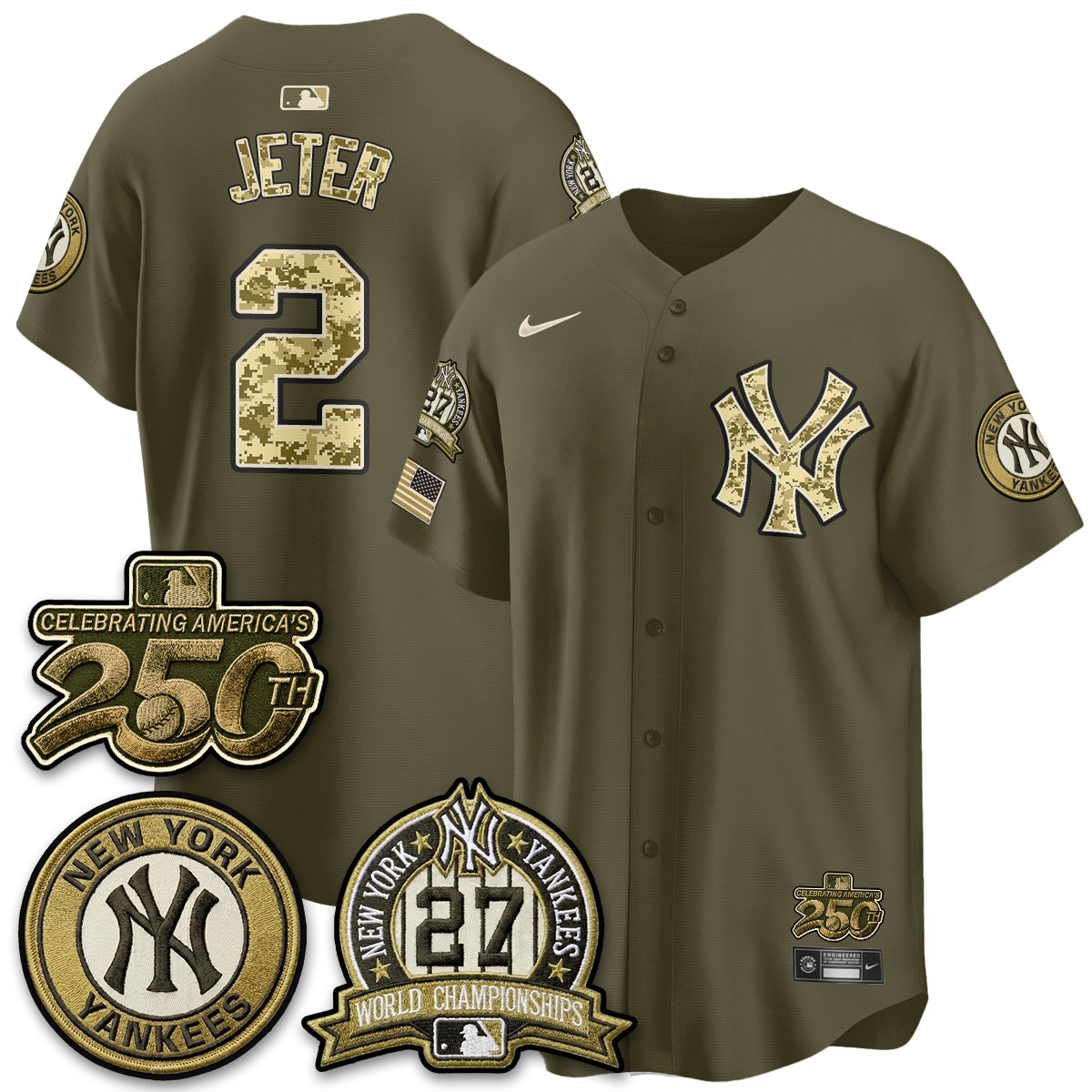 NYY Salute to Service 2026 Vapor Limited Jersey - Stitched-DTD