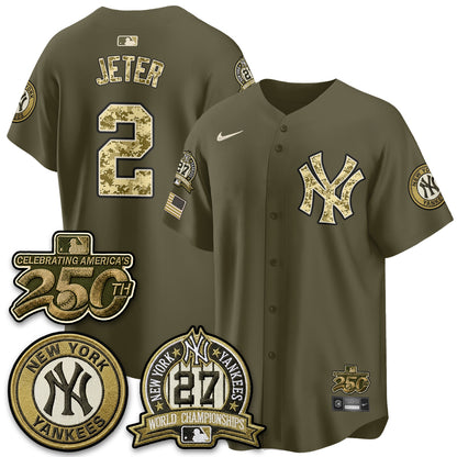 NYY Salute to Service 2026 Vapor Limited Jersey - Stitched-DTD