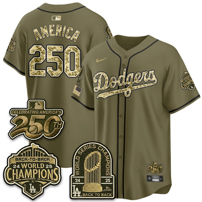 LAD Military Appreciation Game Day Jersey V2 - Stitched-DTD