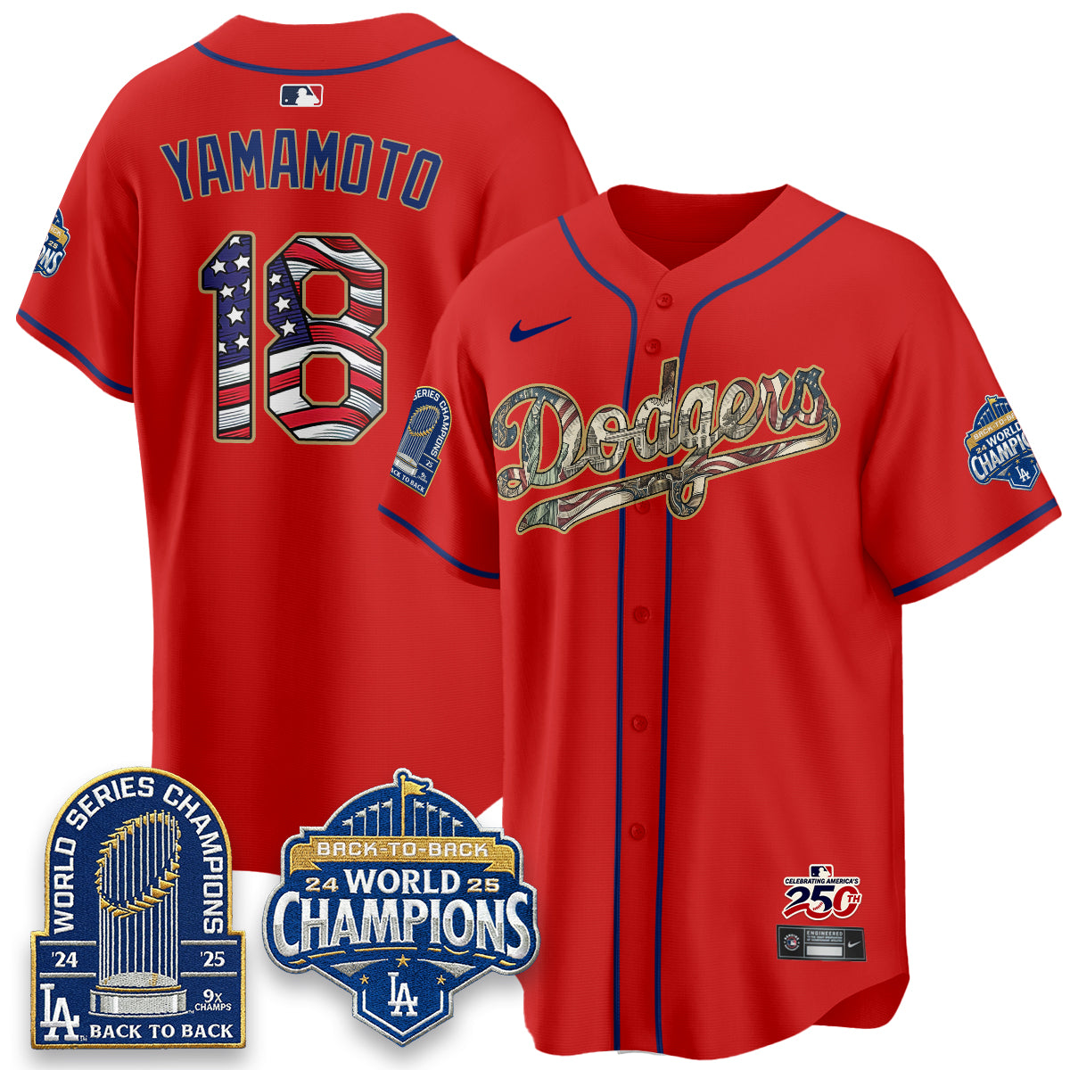 LAD 2026 Independence Day USA Vapor Limited Jersey - Stitched-DTD