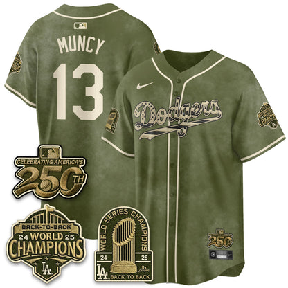 LAD New Era Olive 2026 Armed Forces Day Jersey -All Stitched V2-DTD