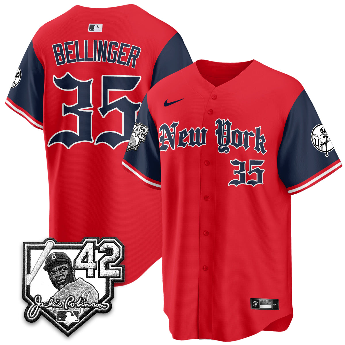 NYY 2026 Jackie Robinson Day Gothic Vapor Limited Jersey - All Stitched-DTD