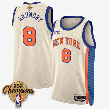 NYK 2026 Basketball Champions Vapor Jersey V2- Stitched-DTD