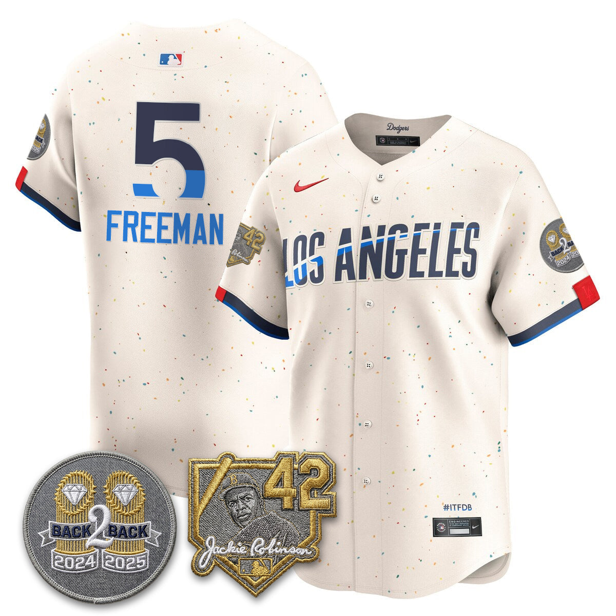 LAD -  2026 Jackie Robinson Day Vapor Limited Jersey - All Stitched-DTD