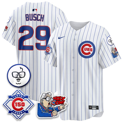 CHC 150th Anniversary Harry Caray Holy Cow Vapor Premier Limited Jersey - All Stitched V2-DTD