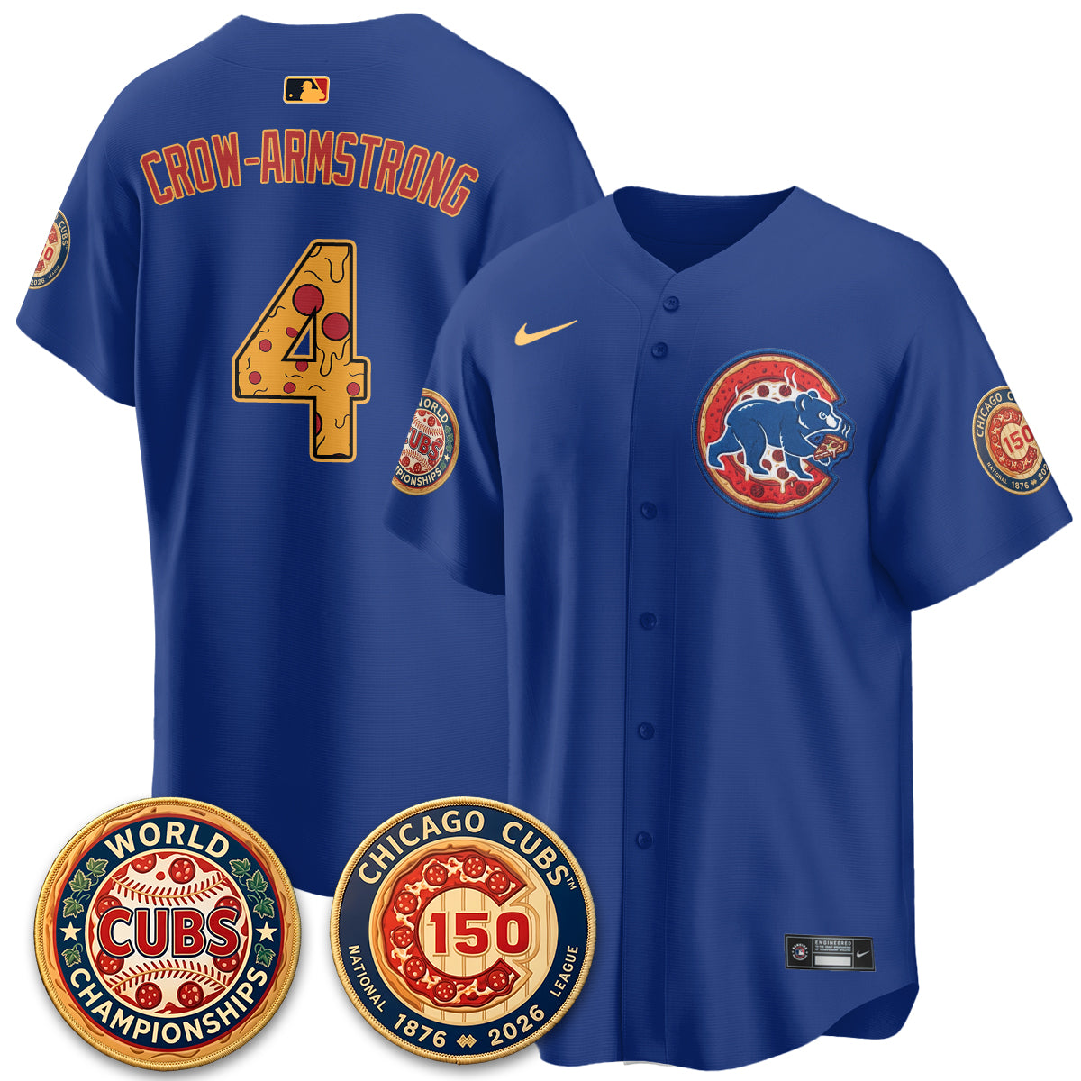 CHC Deep Dish Pizza Vapor Limited Jersey - Stitched-DTD
