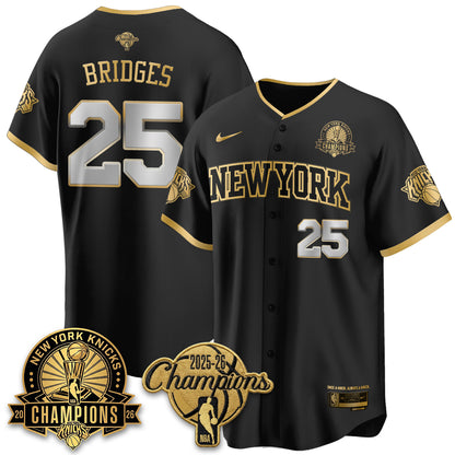 NYK 2026 NBA Champions Special Edition Vapor Jersey V2- Stitched-DTD