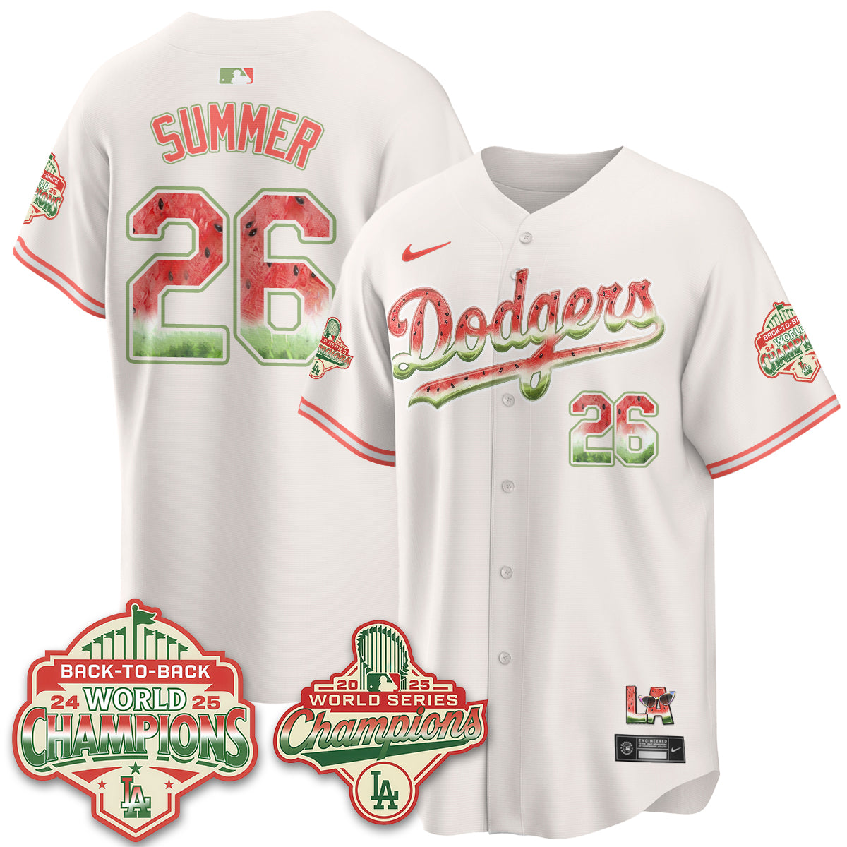 LAD National Watermelon Day Vapor Jersey - Stitched-DTD