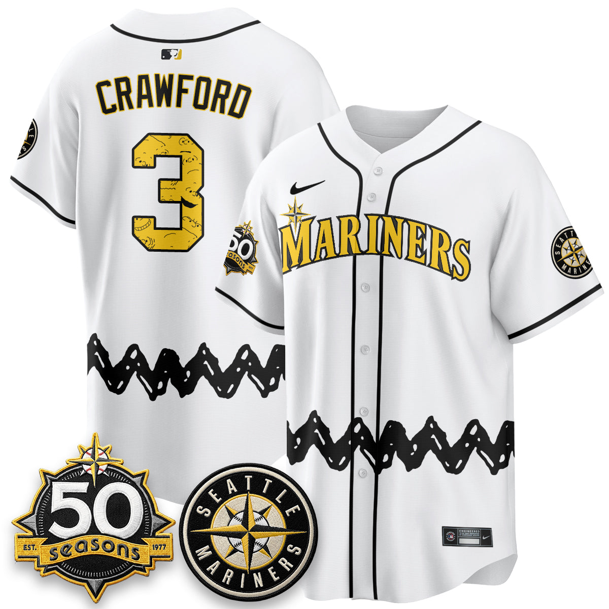 SEA x P-Nuts Vapor Limited Jersey - Stitched-DTD