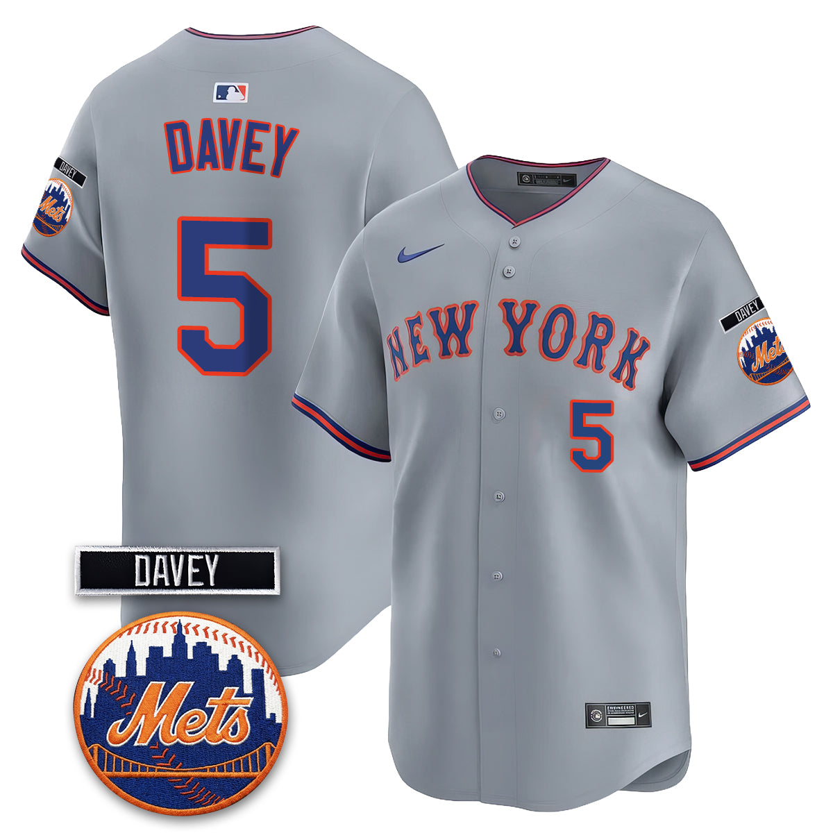 NYM 2026 Davey Johnson Memorial Vapor Limited Jersey - All Stitched-DTD