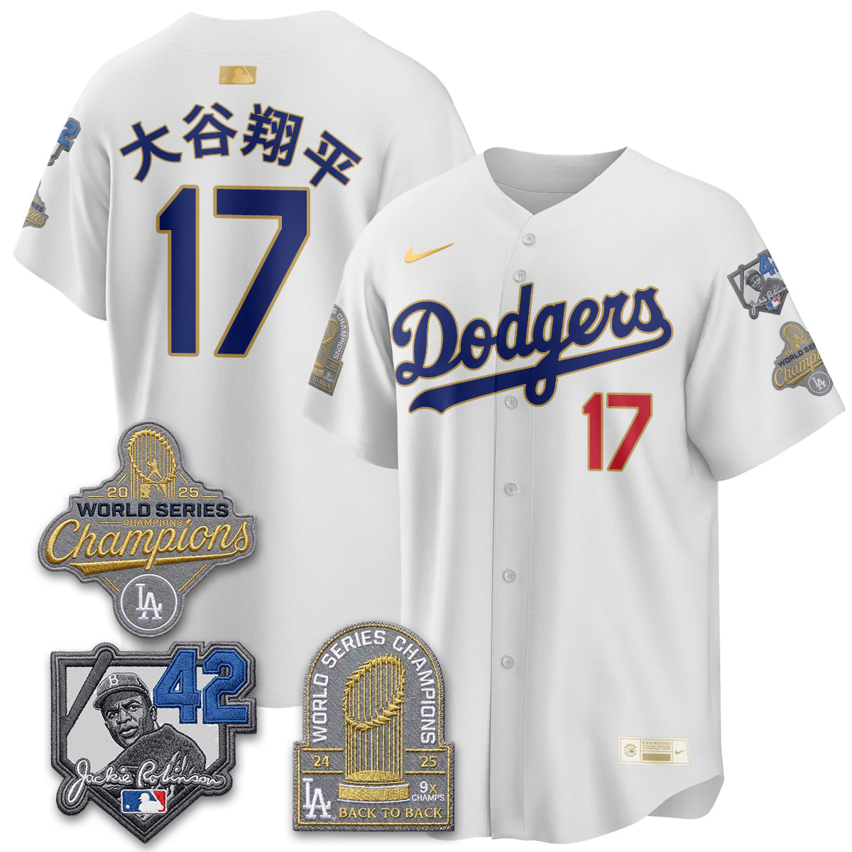 LAD 2026 Jackie Robinson New Era Vapor Limited Jersey - All Stitched-DTD