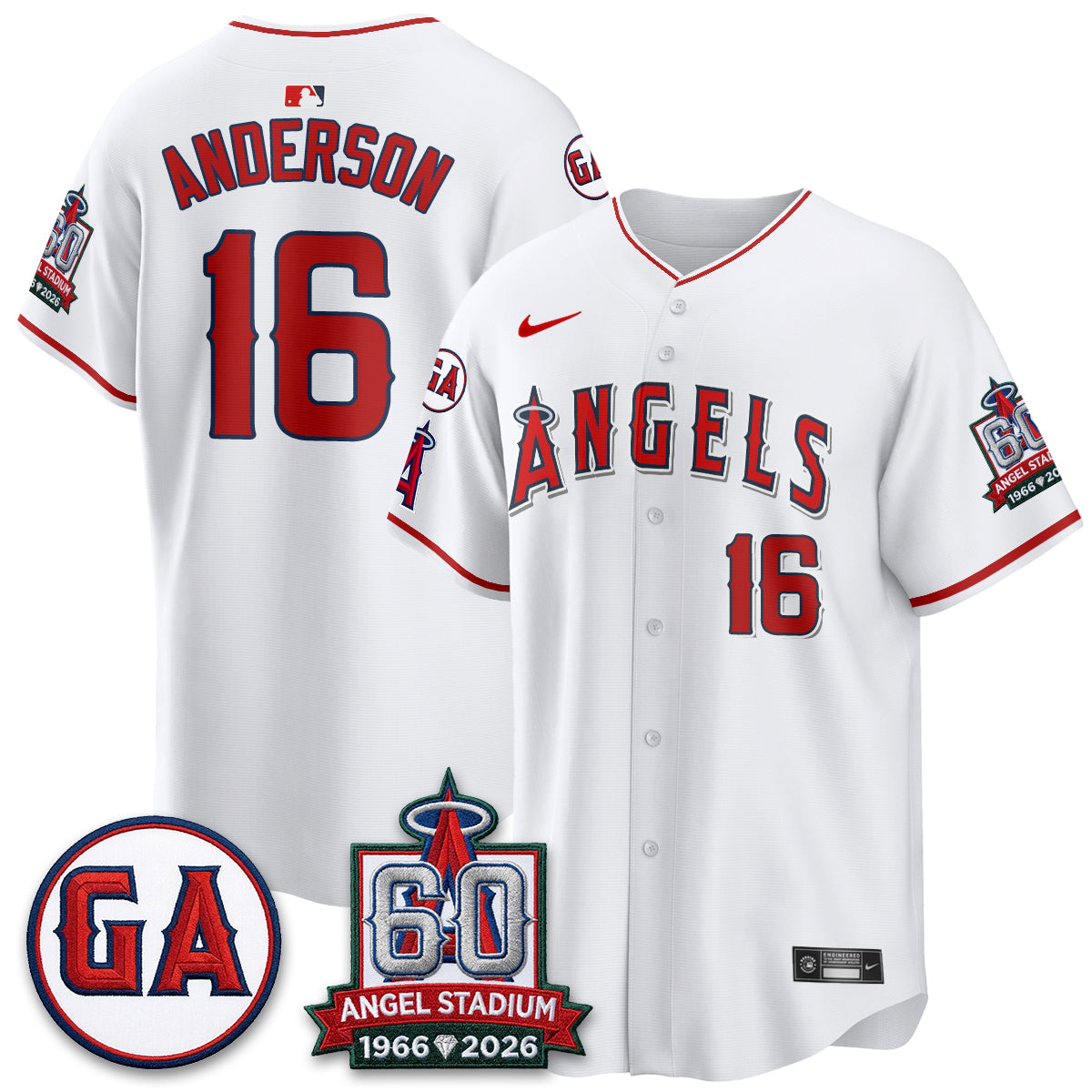 LAA 60th Anniversary Vapor Jersey - All Stitched V3-DTD