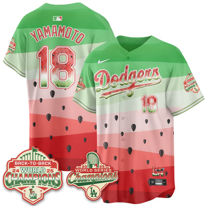 LAD National Watermelon Day Vapor Jersey - Stitched-DTD