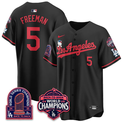 LAD x Hello Kitty Night 2026 Vapor Jersey - All Stitched - V2-DTD
