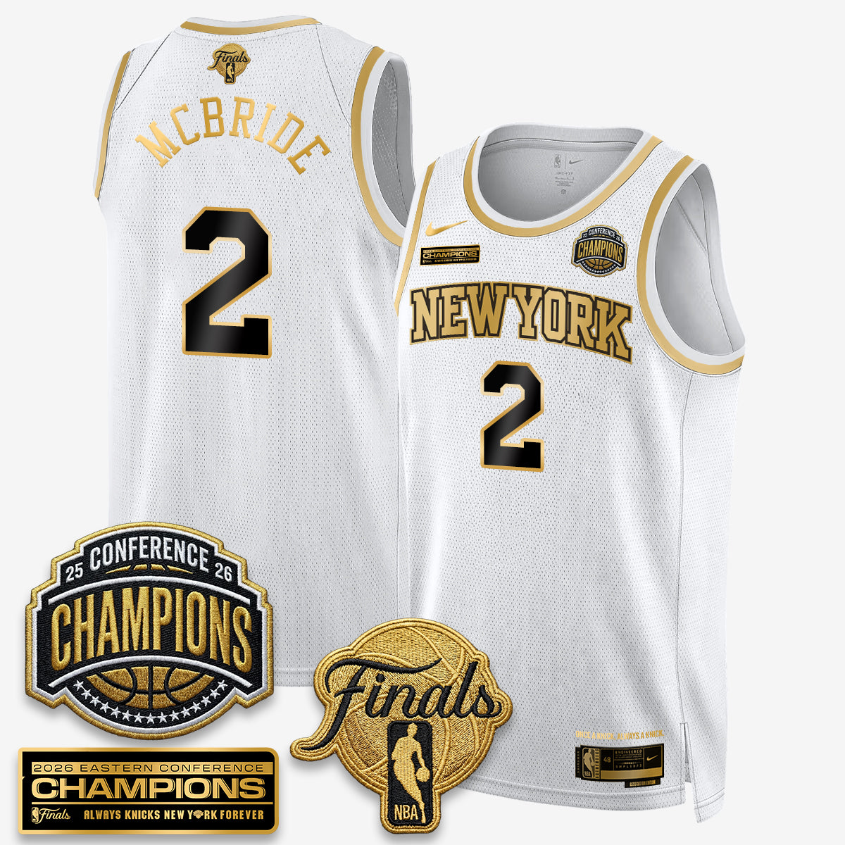 NYK 2026 NBA Eastern Conference Champions Vapor Special Edition Jersey - Stitched-DTD