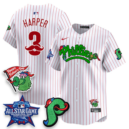 PHI Happy Father's Day Vapor Jersey - Stitched-DTD