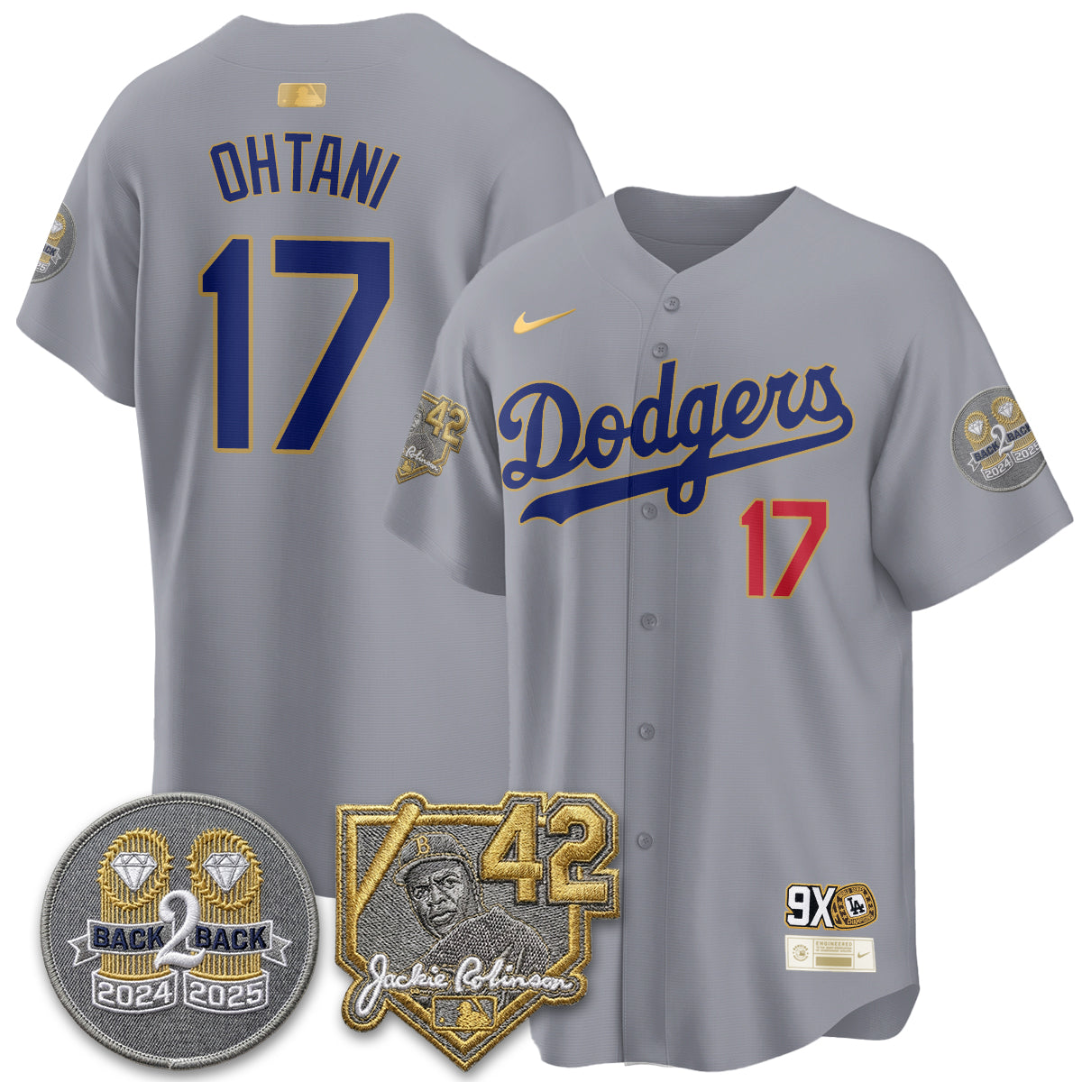 LAD -  2026 Jackie Robinson Day Vapor Limited Jersey - All Stitched-DTD