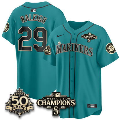 SEA Vapor Premier Limited Jersey - 50th Anniversary & AL West Division Champions - Steelheads Community Funds - All Stitched-DTD