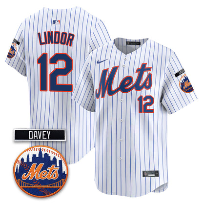 NYM 2026 Davey Johnson Memorial Vapor Limited Jersey - All Stitched-DTD