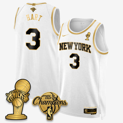 NYK 2026 NBA Champions Gold Edition Vapor Jersey - Stitched-DTD