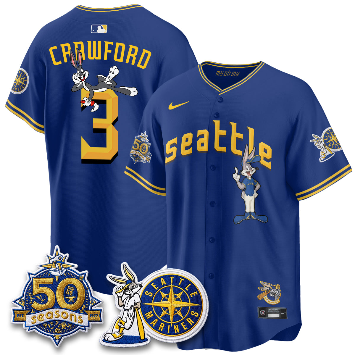 SEA x Bunny Vapor Premier Limited Jersey - Stitched-DTD
