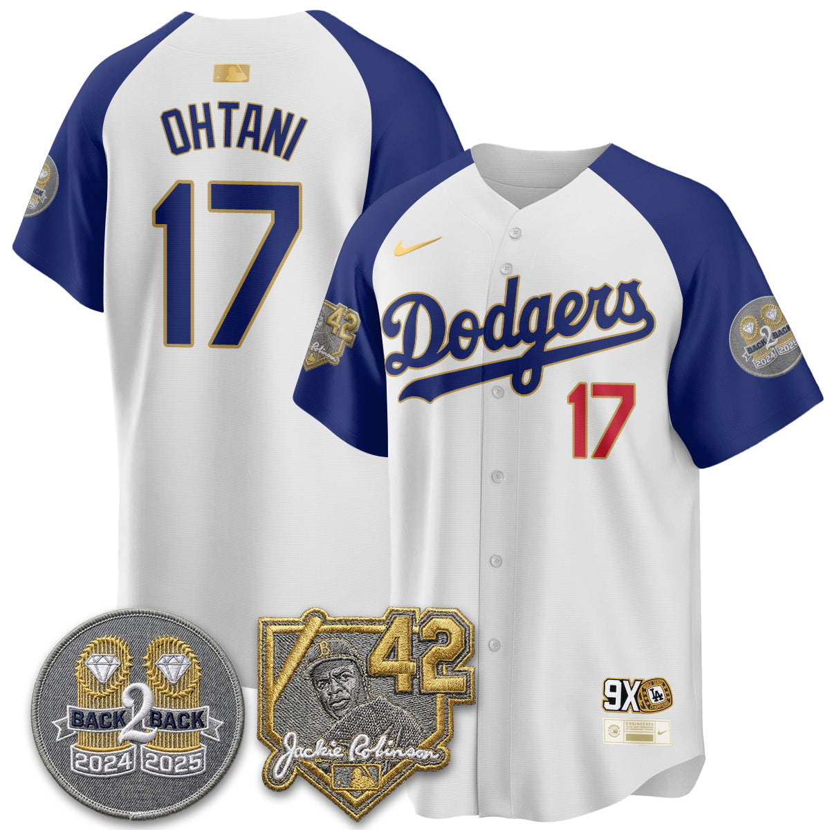 LAD -  2026 Jackie Robinson Day Vapor Limited Jersey - All Stitched-DTD