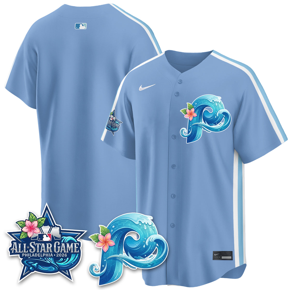 PHI Aloha Spirit Vapor Limited Jersey - Stitched-DTD