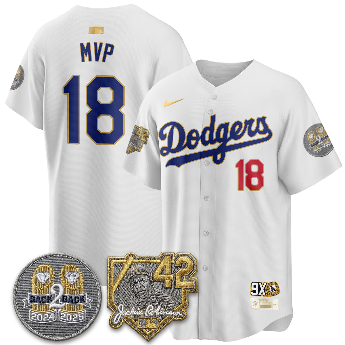LAD -  2026 Jackie Robinson Day Vapor Limited Jersey - All Stitched-DTD