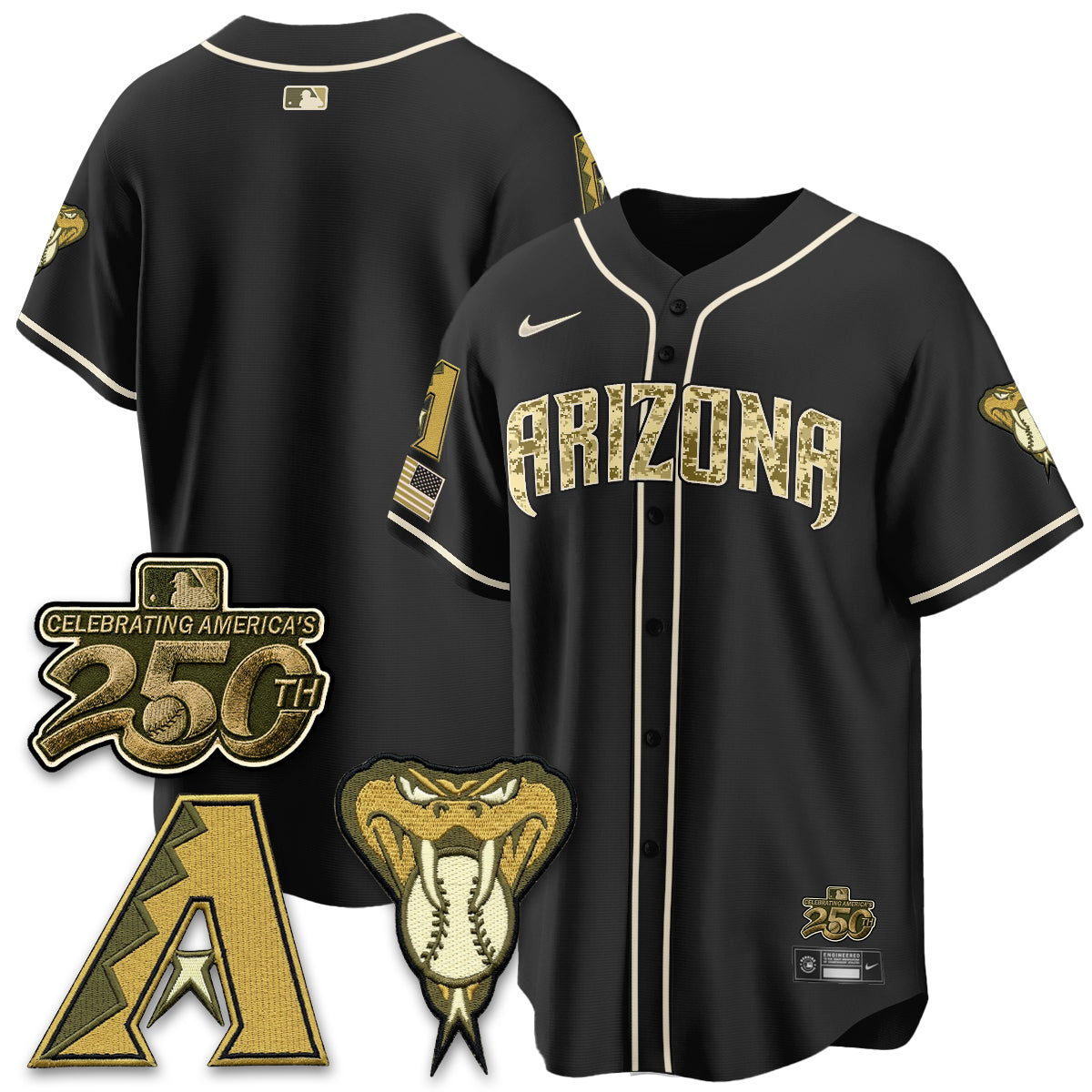 ARI Salute to Service 2026 Vapor Premier Limited Jersey - All Stitched-DTD