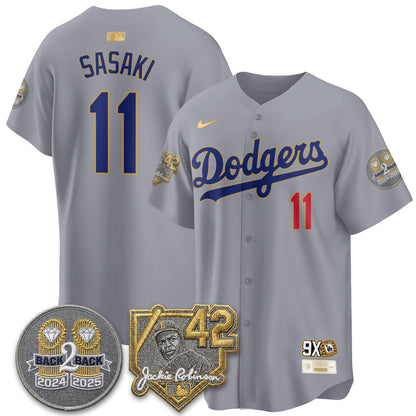 LAD -  2026 Jackie Robinson Day Vapor Limited Jersey - All Stitched-DTD