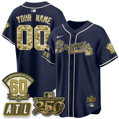 ATL Salute to Service 2026 Vapor Limited Custom Jersey - All Stitched-DTD