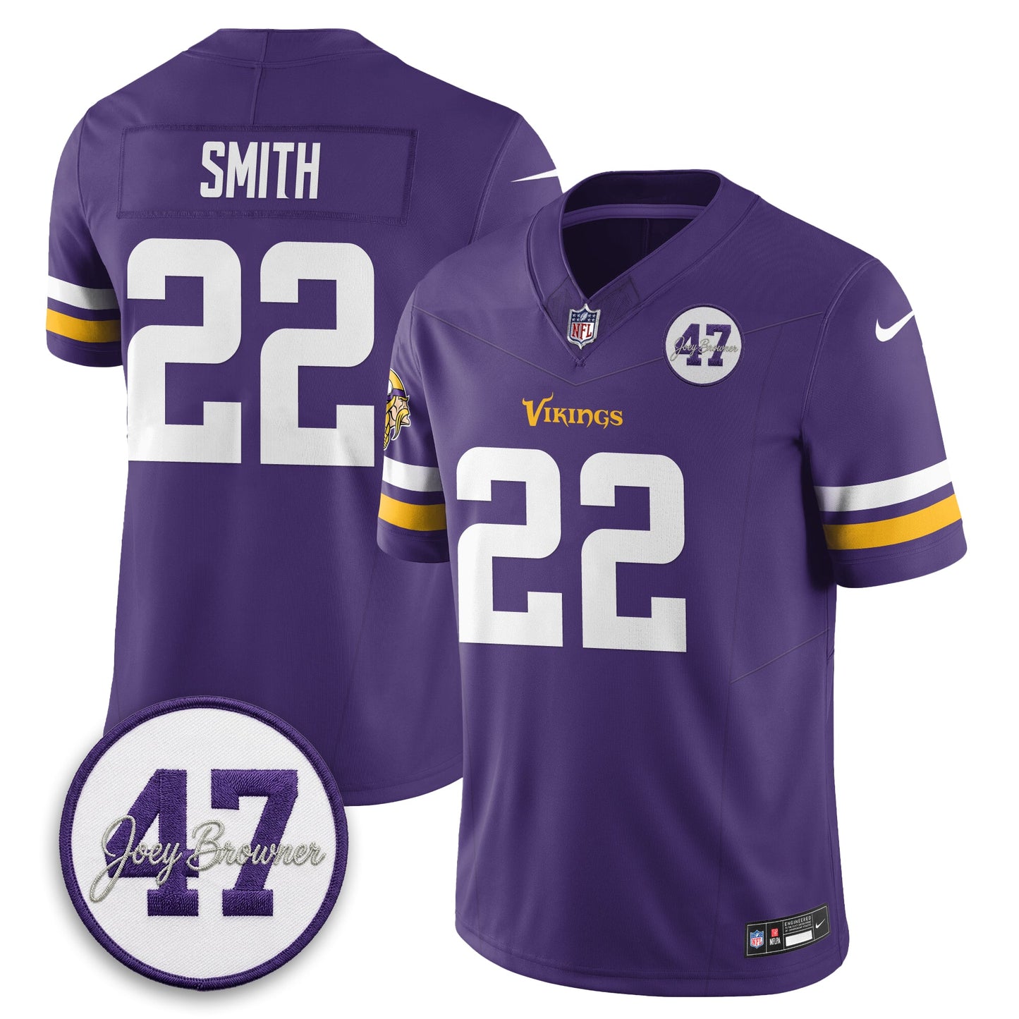 MIN Joey Browner Thank You For Memories - 1960 – 2026 Football Vapor Limited Jersey - All Stitched-DTD