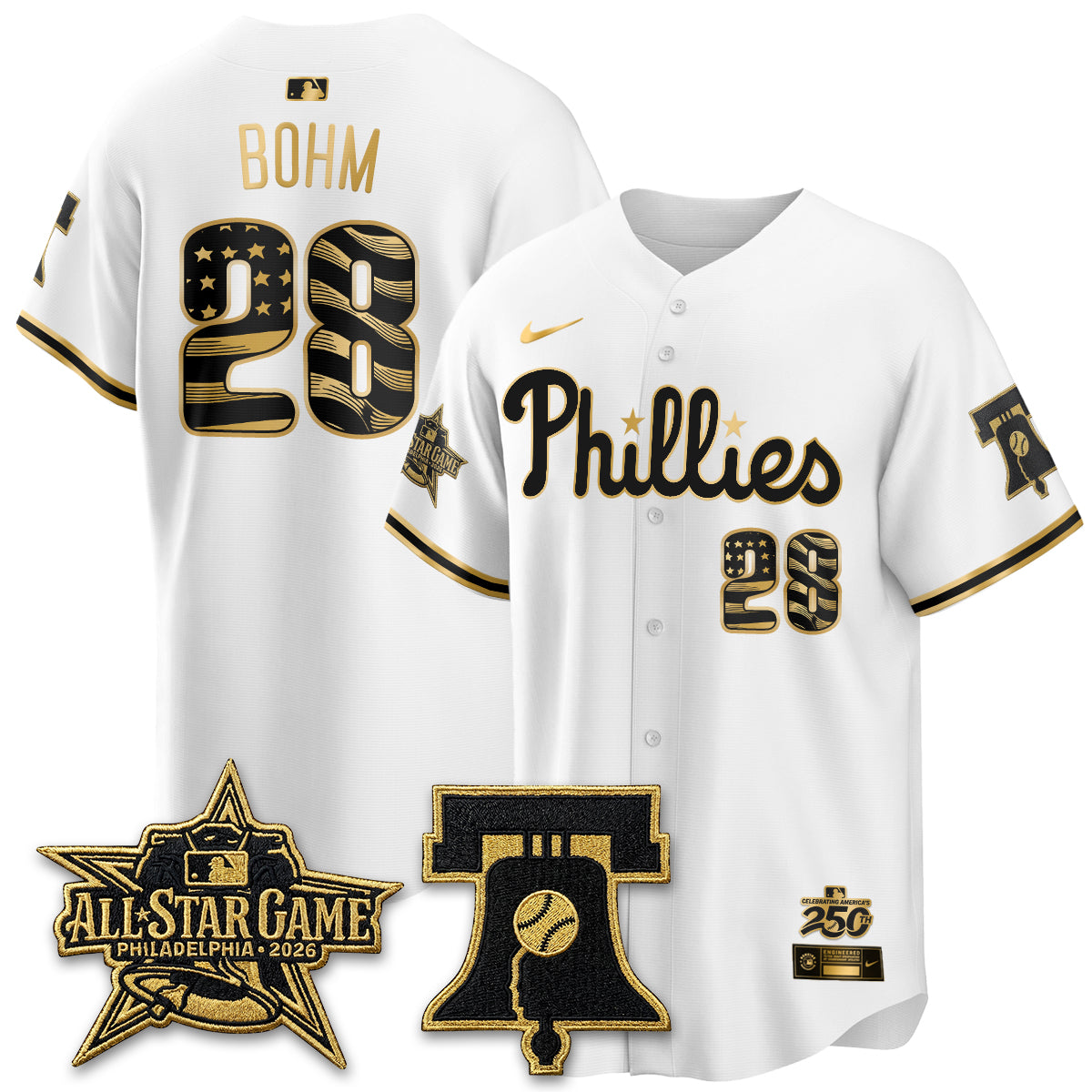 PHI Fourth of July USA Vapor Limited Jersey - Stitched-DTD