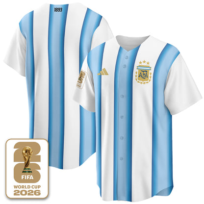 Argentina Soccer National Team x Baseball Vapor Limited Jersey - Stitched-DTD