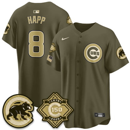 CHC New Era Olive 2026 Armed Forces Day Jersey -All Stitched-DTD