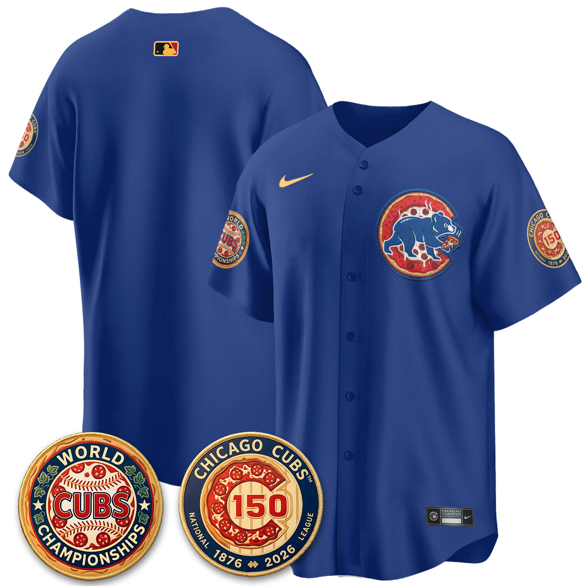CHC Deep Dish Pizza Vapor Limited Jersey - Stitched-DTD