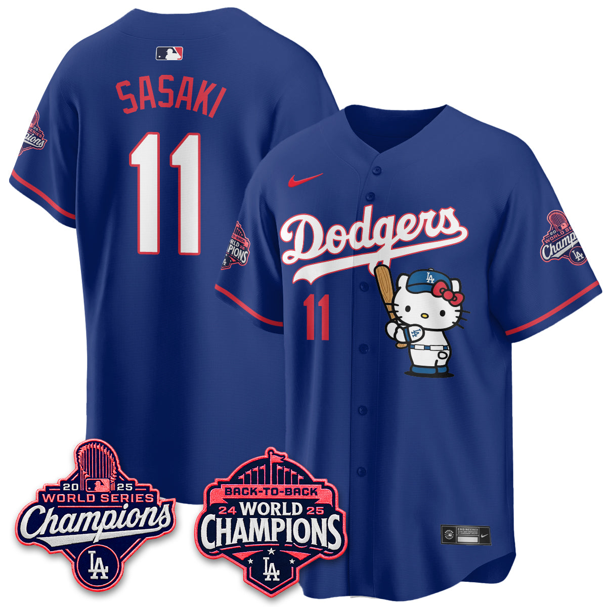LAD x Hello Kitty Night 2026 Vapor Jersey - All Stitched-DTD
