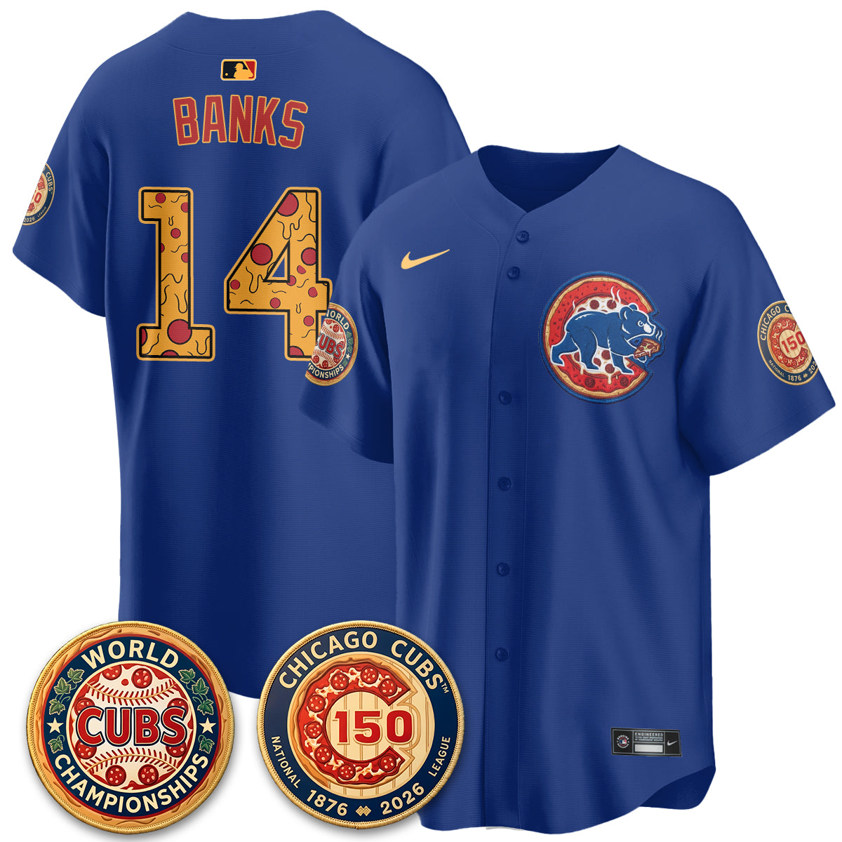 CHC Deep Dish Pizza Vapor Limited Jersey - Stitched-DTD