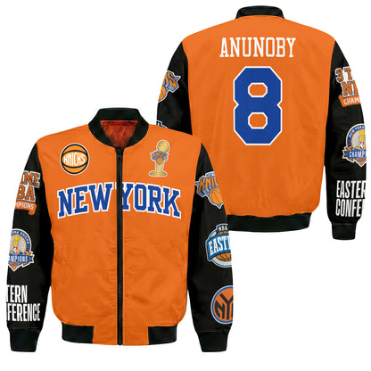 NYK 2026 NBA Finals Champions Limited Edition Bomber Jacket - Printed-DTD