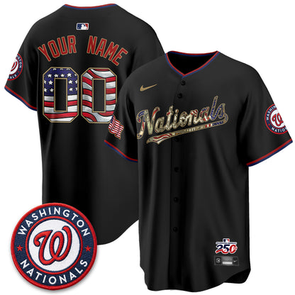 WSH 2026 Independence Day USA Vapor Custom Jersey - Stitched-DTD