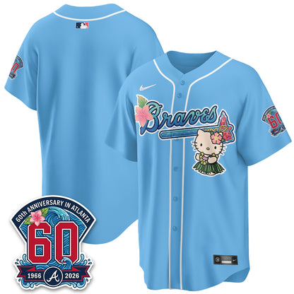 ATL x Meow Aloha Spirit Vapor Jersey - Stitched-DTD