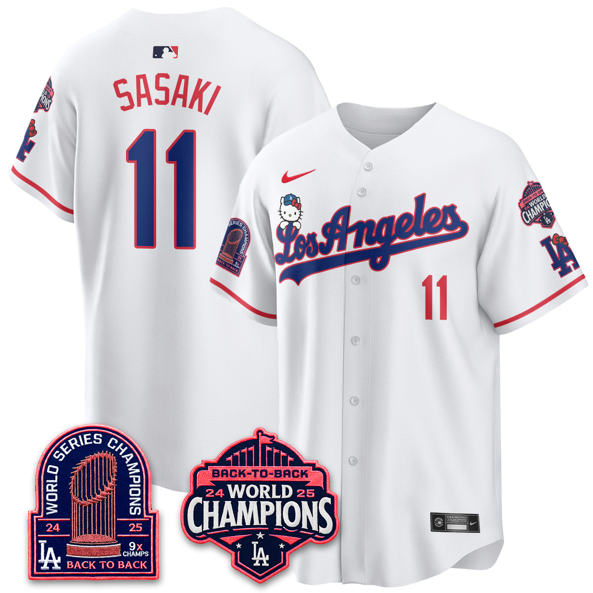 LAD x Hello Kitty Night 2026 Vapor Jersey - All Stitched - V2-DTD