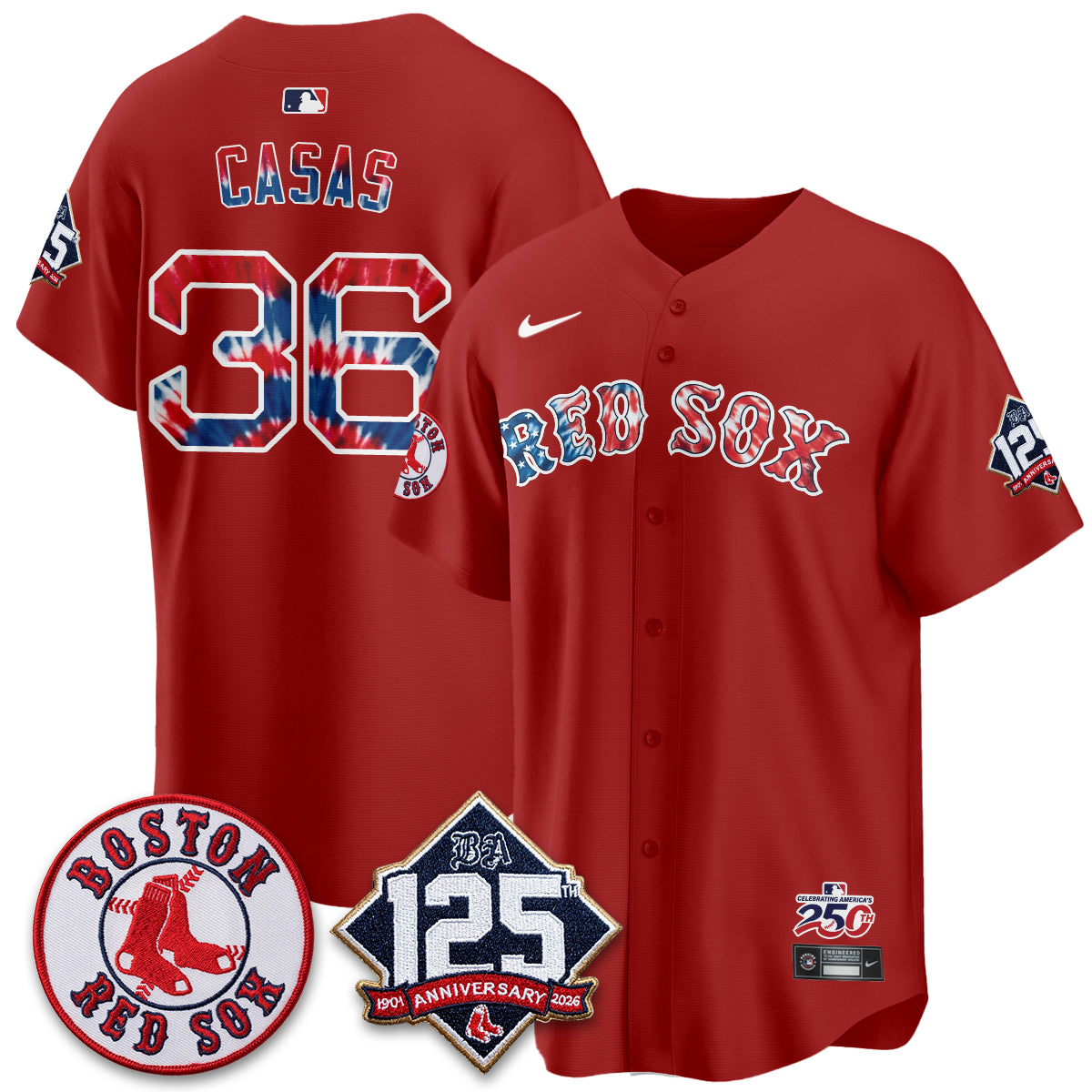 BOS Americana 2026 Vapor Limited Jersey - Stitched-DTD