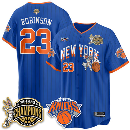 NYK 2026 NBA Finals x Bunny Vapor Jersey V2- Stitched-DTD