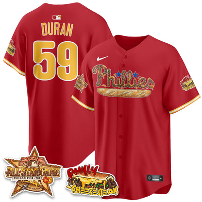 Philadelphia Phillies Cheesesteak Edition Vapor Limited Jersey - Stitched-DTD