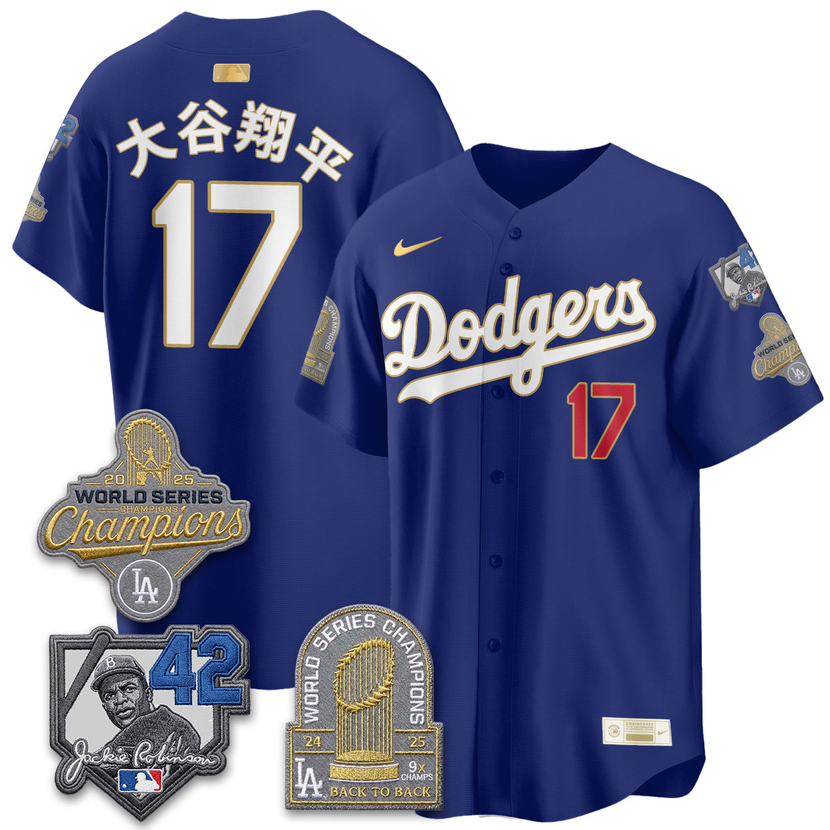 LAD 2026 Jackie Robinson New Era Vapor Limited Jersey - All Stitched-DTD