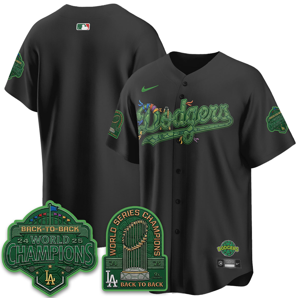 LAD x TMNT 2026 Vapor Jersey - Stitched-DTD