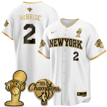 NYK 2026 NBA Champions Vapor Jersey - Stitched-DTD