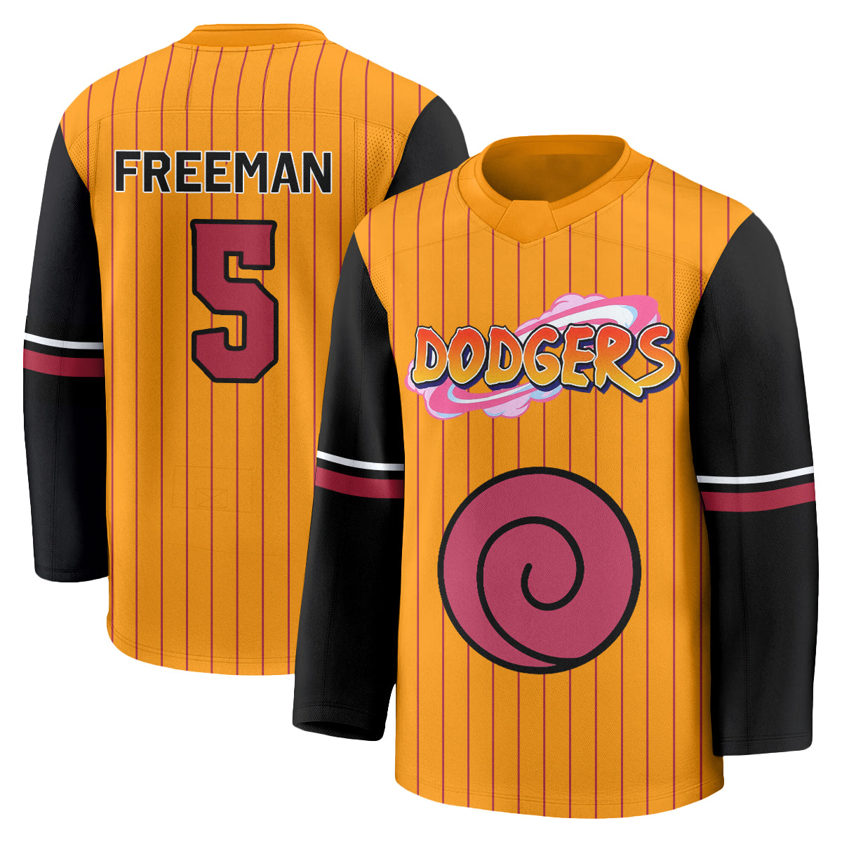 LAD Naruto Edition Vapor Hockey Jersey - Stitched-DTD